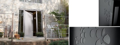 Porte d 'entrée Aluminium Bel 'm